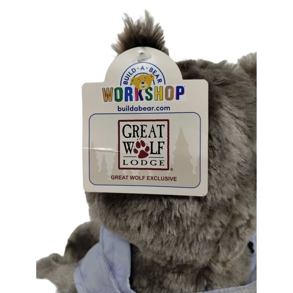 Build a Bear Workshop Violet Great Wolf Lodge Exclusive Stuffed Plush Toy BABW - Picture 8 of 12